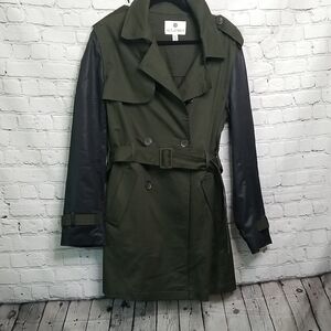 ALTUZARRA womens jacket size Medium button front w/belt and pockets   EUC